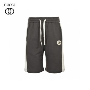 Joint Inlay Double G Embroidery Logo Short