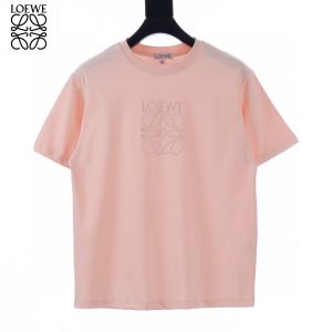 Loewe Embroidery Big Logo Pure Color T-Shirt