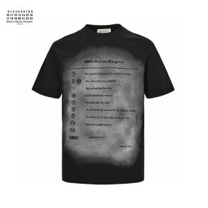 Misty Gradual Change Color Logo T-Shirt