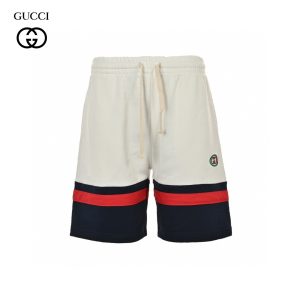 Joint Inlay Double G Embroidery Logo Short