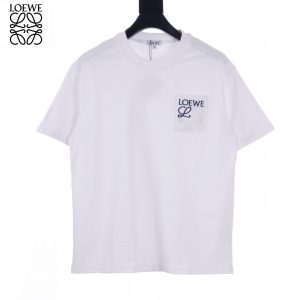 Joint Color Pocket 3D Embroidery Logo T-Shirt