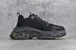 Balenciaga Triple S Clear Sole Black