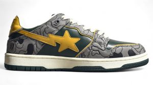 BAPE STA SK8 – grey yellow