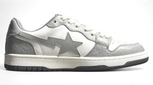 BAPE STA SK8 – white grey