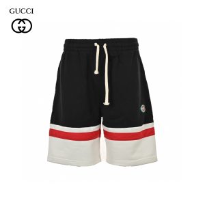 Joint Inlay Double G Embroidery Logo Short